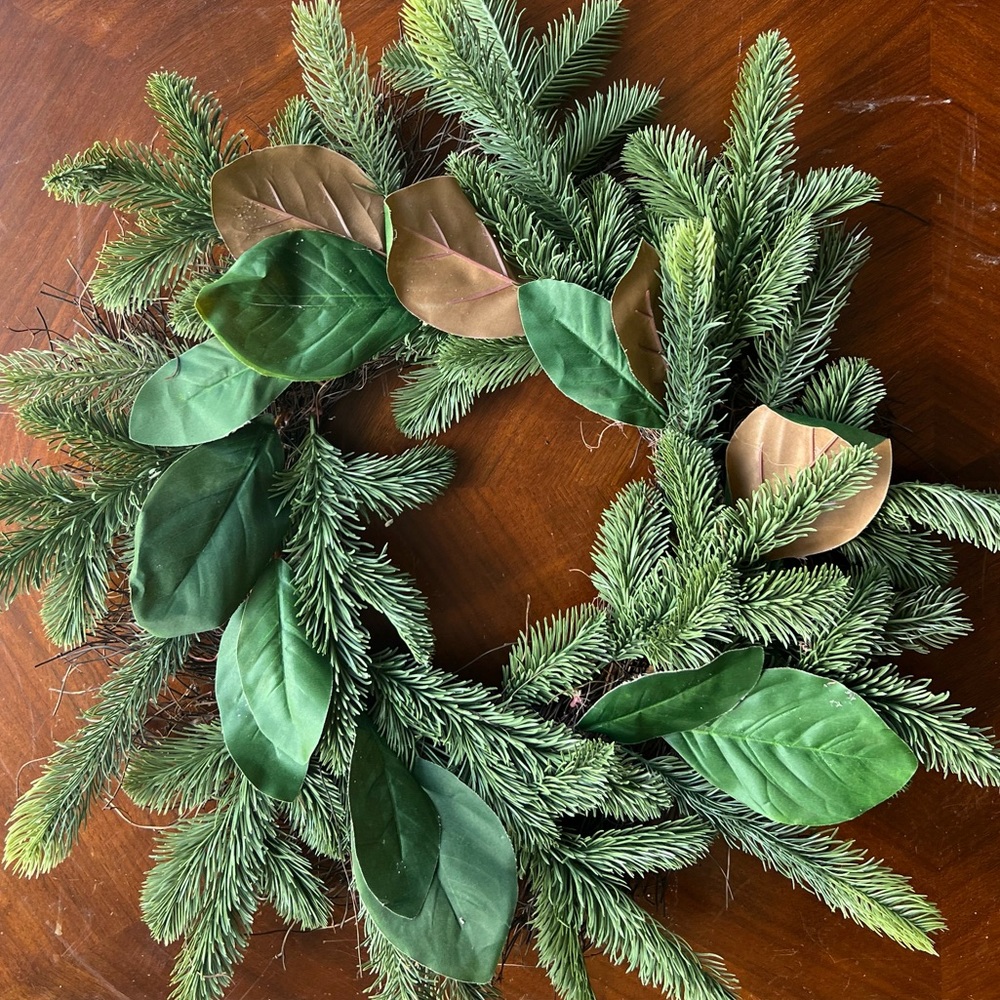 Christmas Magnolia Wreath Winter
